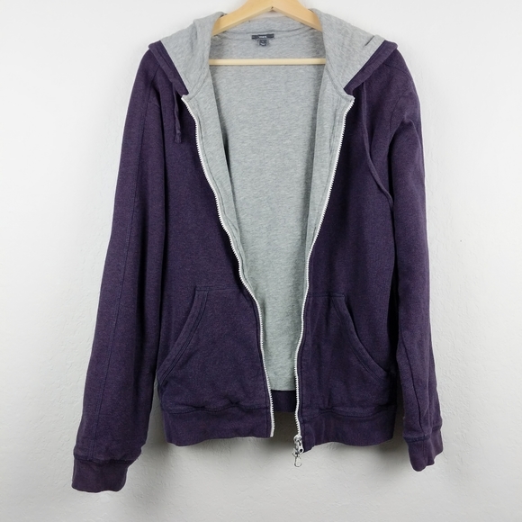 Vince Other - Vince Double Layer Men's Full Zip Waffle Hoodie L